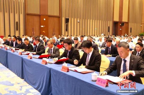 签约仪式。吴允杰 摄 签约仪式。吴允杰 摄