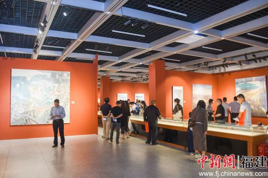 画展现场。陈菟 摄 画展现场。陈菟 摄