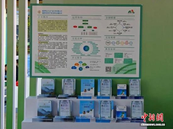 林票2.0亮相两岸林博会。福建沙县农村产权交易中心供图 林票2.0亮相两岸林博会。福建沙县农村产权交易中心供图