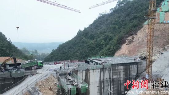 图为施工现场。三明市水利局供图 图为施工现场。三明市水利局供图