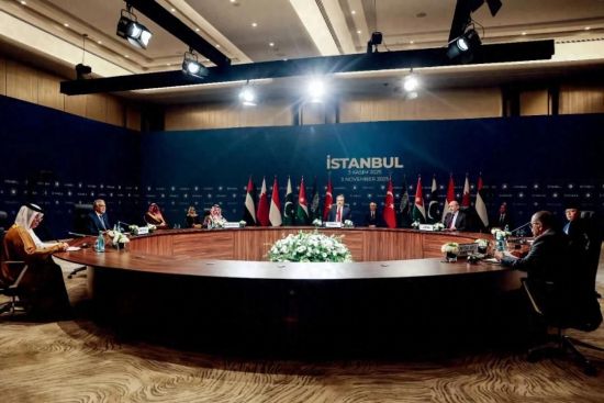 11月3日,土耳其、沙特阿拉伯、约旦等7个国家的外交部长在土耳其伊斯坦布尔举行会议,各方一致同意维护加沙停火协议,并推动以“两国方案”为基础的持久和平进程。 11月3日,土耳其、沙特阿拉伯、约旦等7个国家的外交部长在土耳其伊斯坦布尔举行会议,各方一致同意维护加沙停火协议,并推动以“两国方案”为基础的持久和平进程。