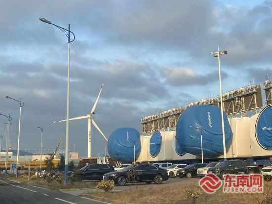 金风科技福清工厂。 金风科技福清工厂。