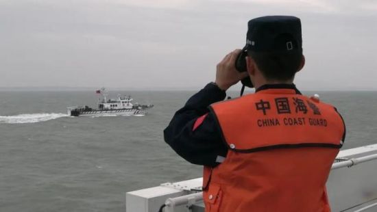 识别查证。图自“中国海警”微信公众号 识别查证。图自“中国海警”微信公众号