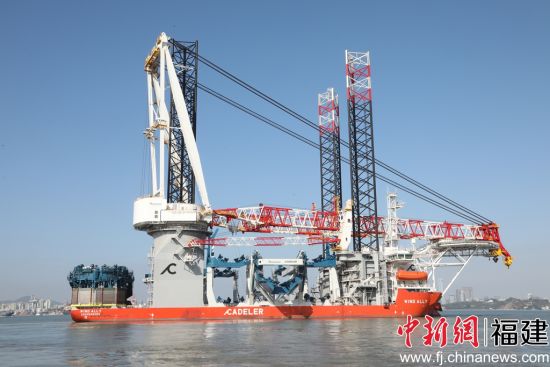 豪氏威马生产的海工产品出海。 豪氏威马生产的海工产品出海。