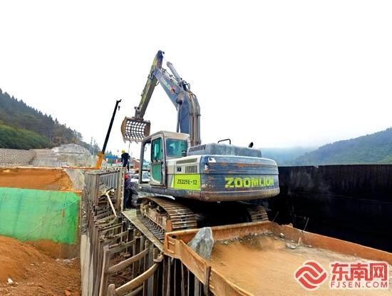 施工现场。永春县水利局 供图 施工现场。永春县水利局 供图