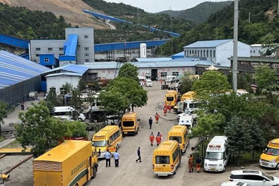 2026年5月22日19时35分,山西省沁源县通洲集团留神峪煤矿发生瓦斯爆炸。图/视觉中国 2026年5月22日19时35分,山西省沁源县通洲集团留神峪煤矿发生瓦斯爆炸。图/视觉中国