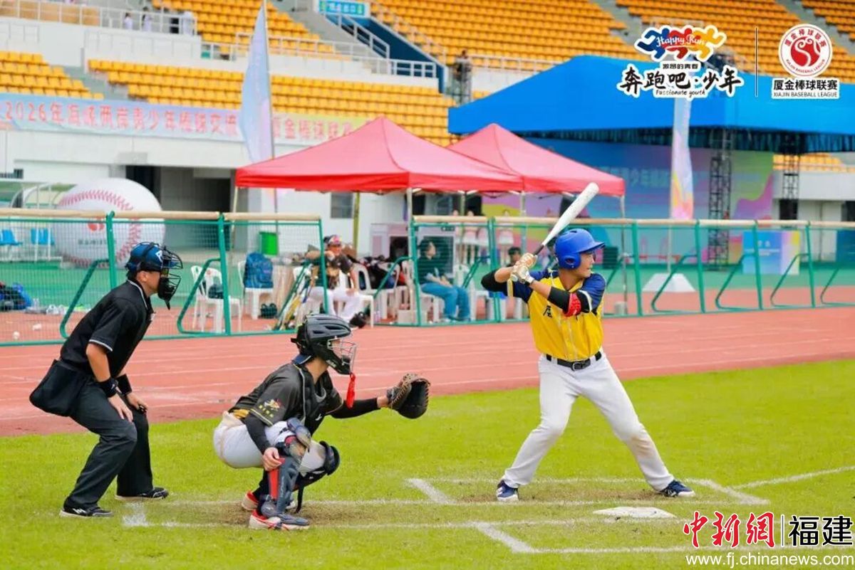 海峡两岸青少年棒球赛比赛现场。 海峡两岸青少年棒球赛比赛现场。