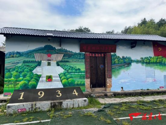 长汀县河田镇伯湖村“情系湘江·1934”传承馆。何祖谋 摄 长汀县河田镇伯湖村“情系湘江·1934”传承馆。何祖谋 摄