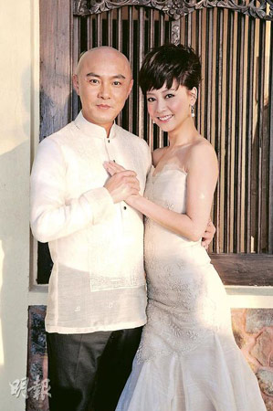香港婚纱照拍摄_香港演员姚乐怡与未婚夫Alan在香港中环拍摄婚纱照,并公布喜讯....(2)
