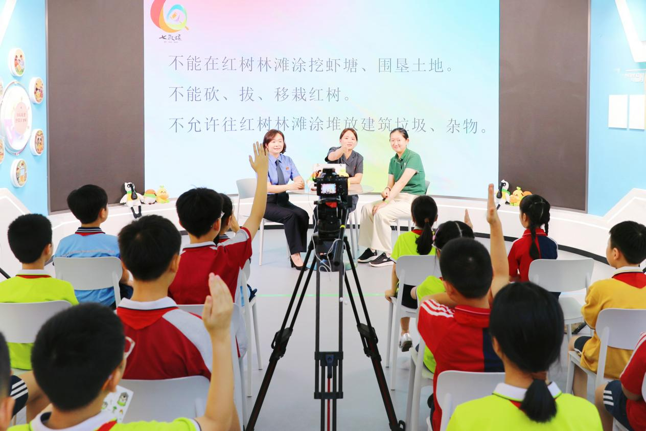 惠安法院:这堂课上,孩子们与红树林相遇