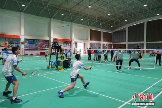 2026首届杭台青少年羽毛球交流赛在福建上杭举行